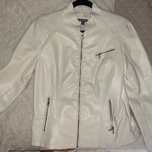 White Leather Jacket